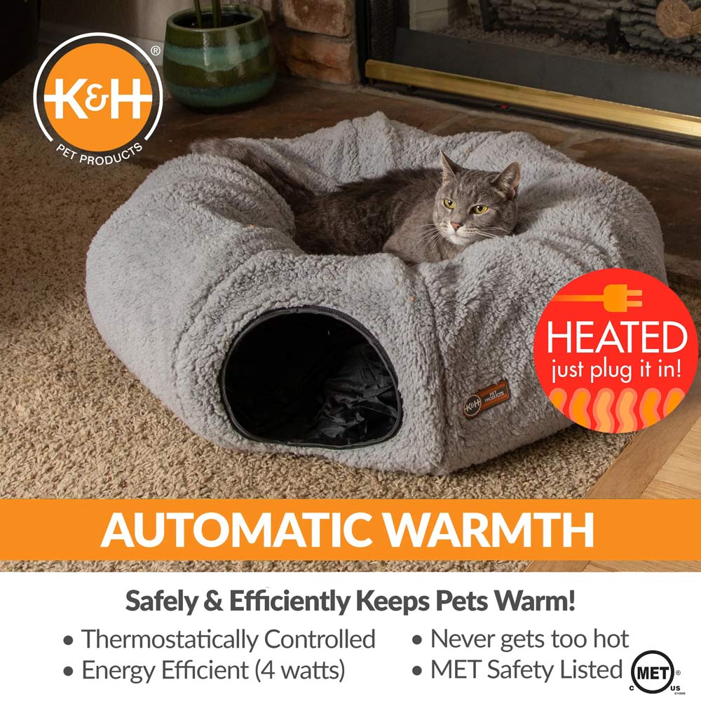 K&H Thermo-Kitty Heated Cat Tunnel