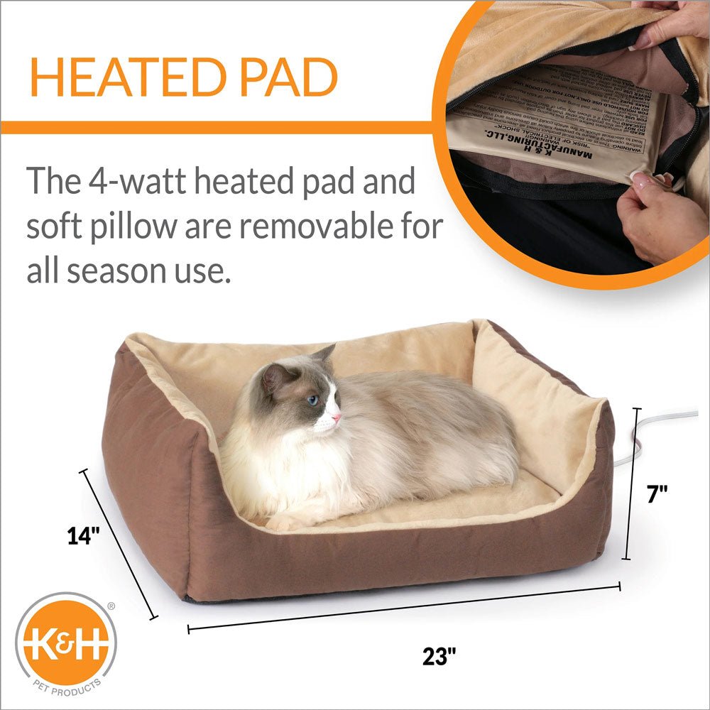 K&H Thermo-Pet Cuddle Cushion Heated Bed
