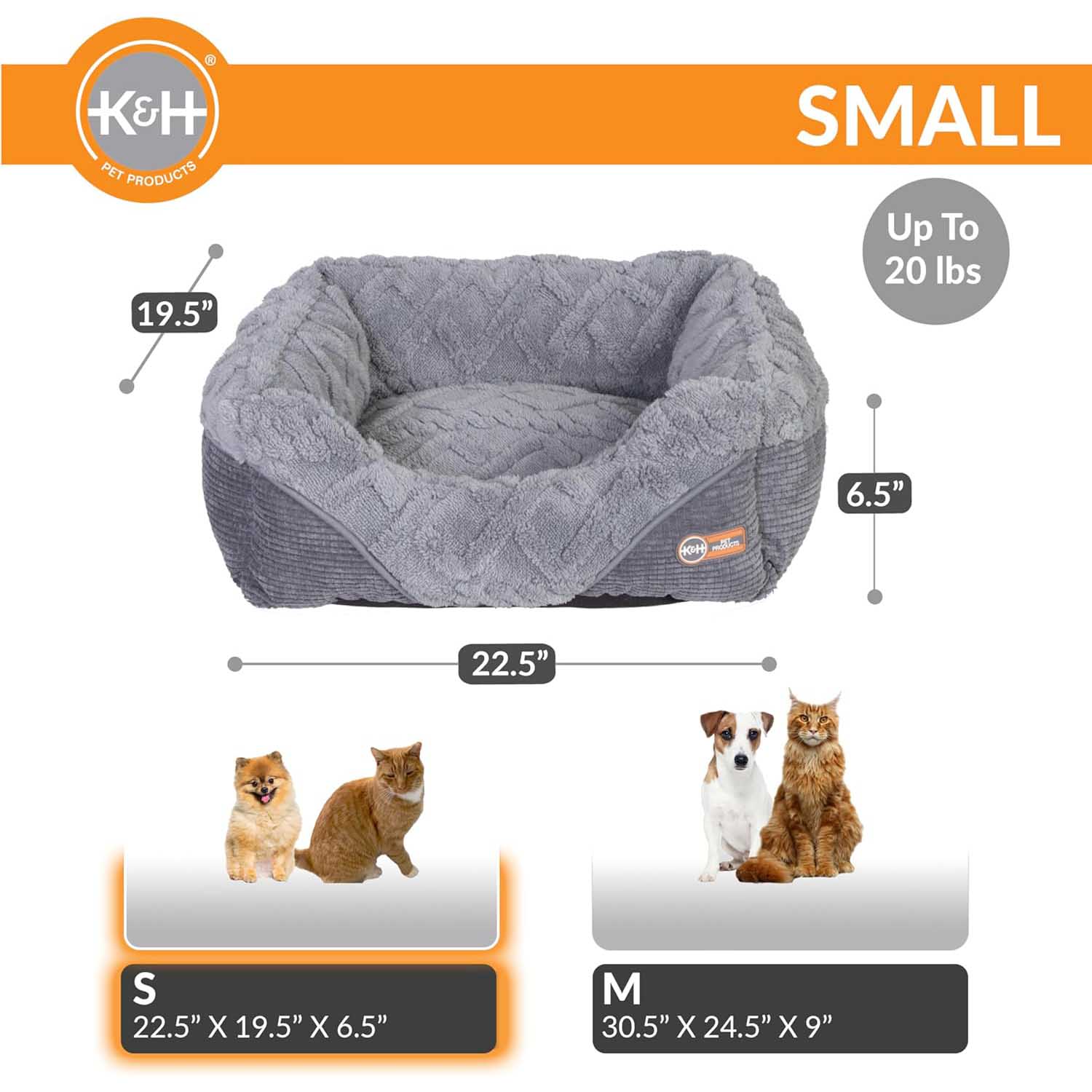 K&H Thermo-Pet Lounge Sleeper Heated Bed