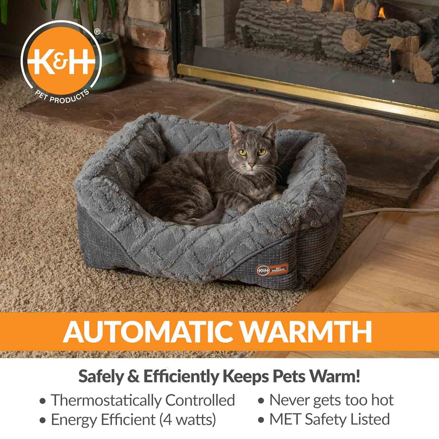 K&H Thermo-Pet Lounge Sleeper Heated Bed