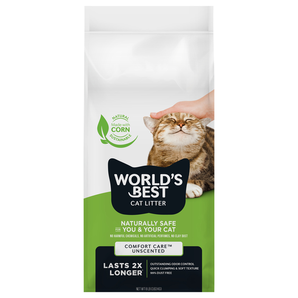 World's Best Cat Litter Comfort Care Unscented Cat Litter