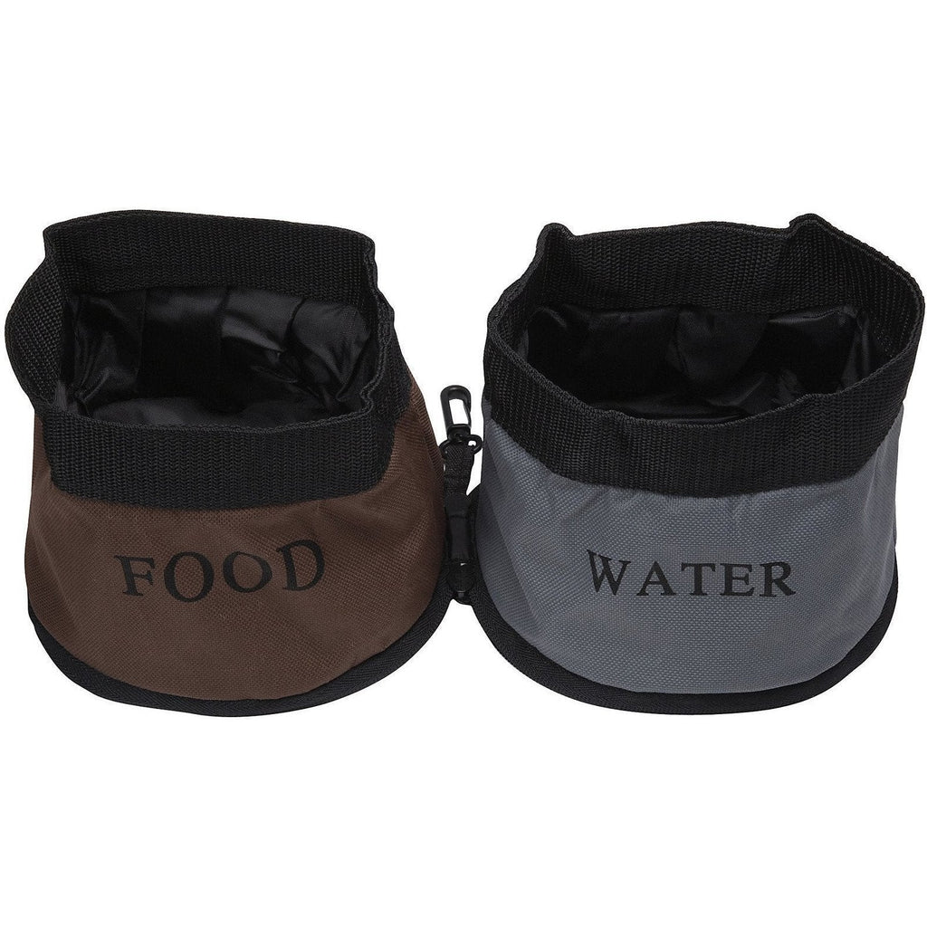 Pet Life Dual-Folding Travel Pet Bowl