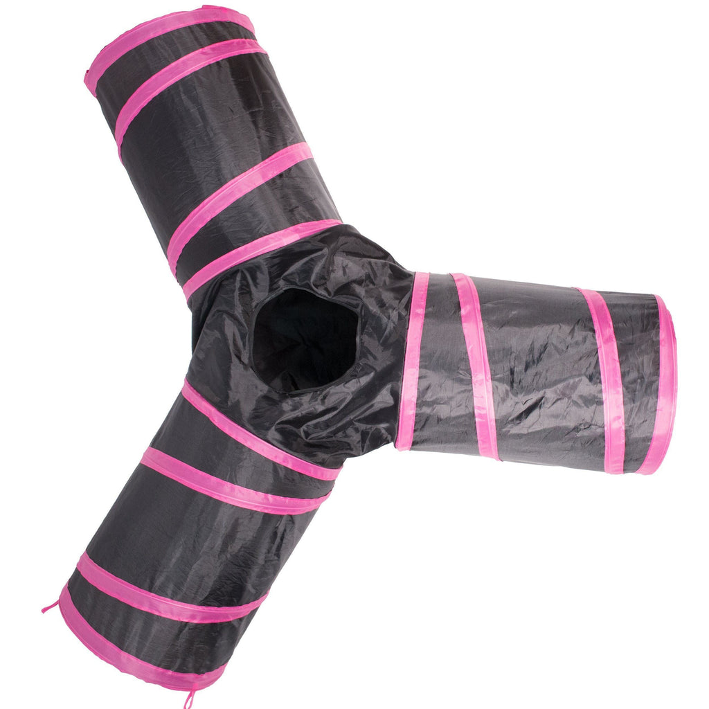 Kitting-Go-Seek Collapsible 3-Way Cat Tunnel