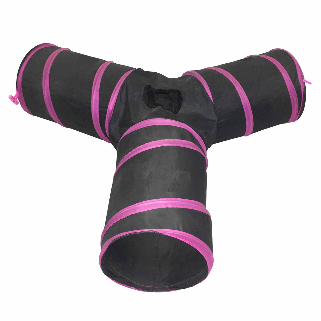 Kitting-Go-Seek Collapsible 3-Way Cat Tunnel