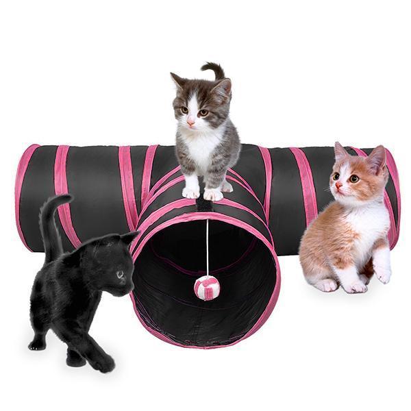 Kitting-Go-Seek Collapsible 3-Way Cat Tunnel