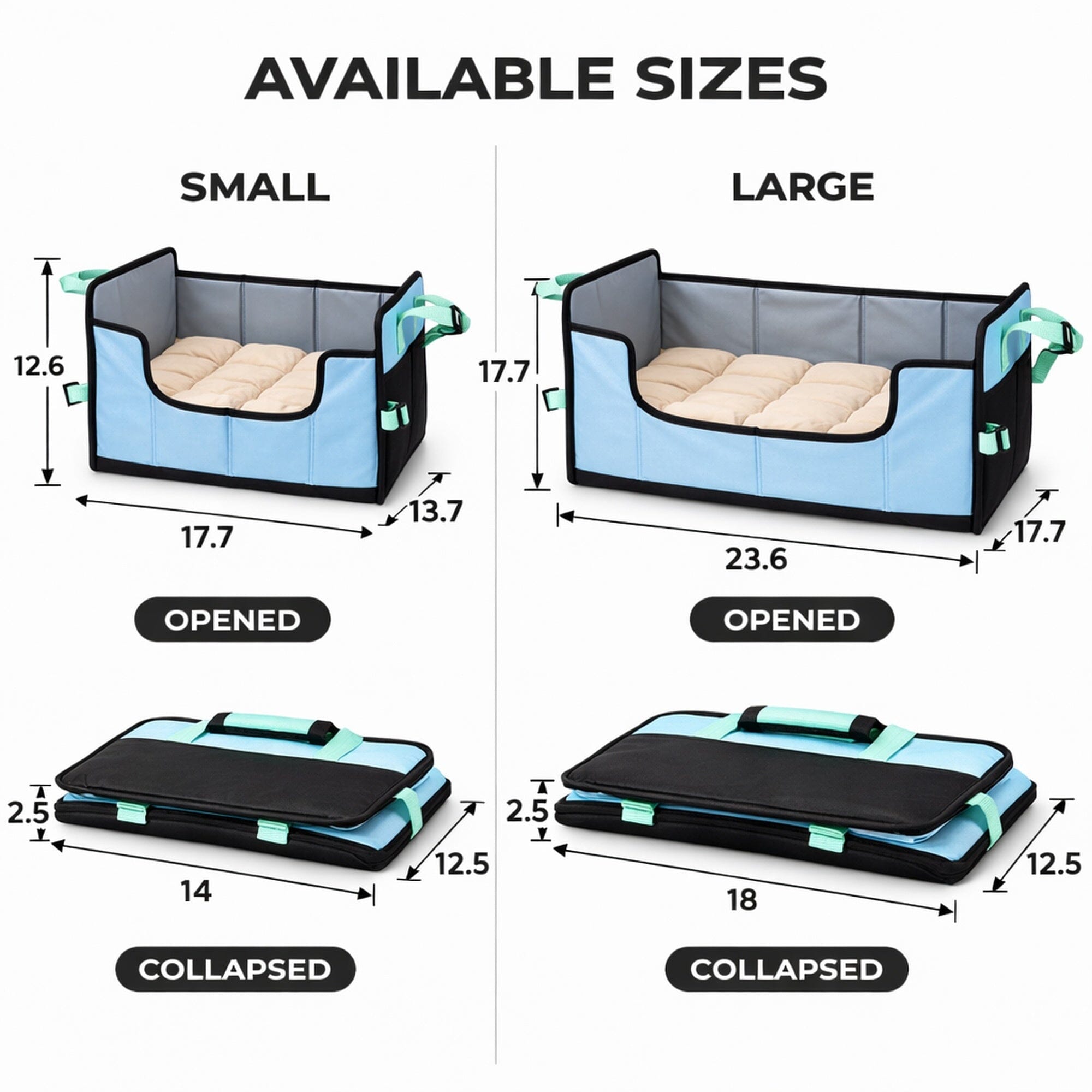 Travel-Nest Folding Cat & Dog Bed