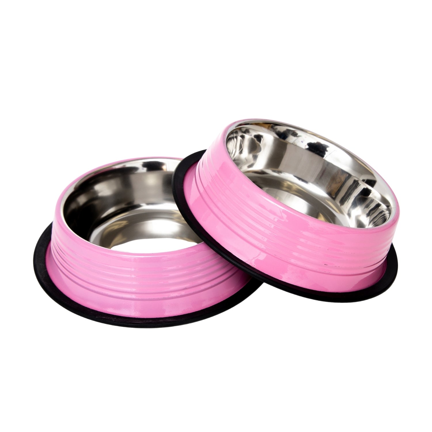 Country Living Non-Slip Pet Bowls – Pink