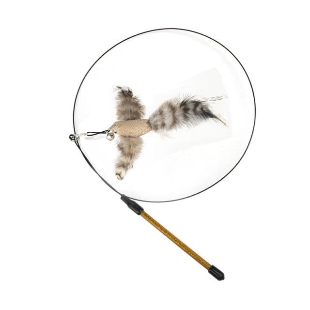 Feather Bird Bell Wand & Kicker Cat Toy