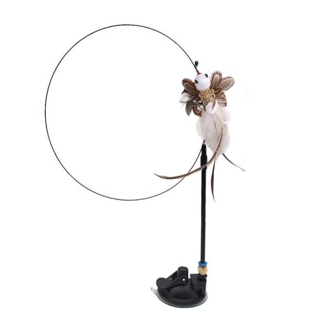 Feather Bird Bell Wand & Kicker Cat Toy