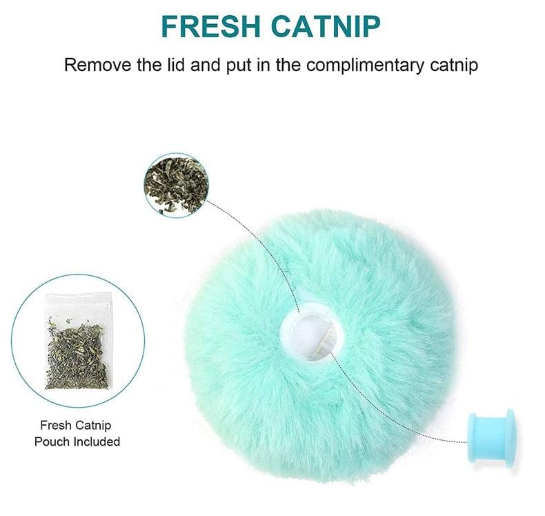 Chirping Catnip Interactive Ball Cat Toy