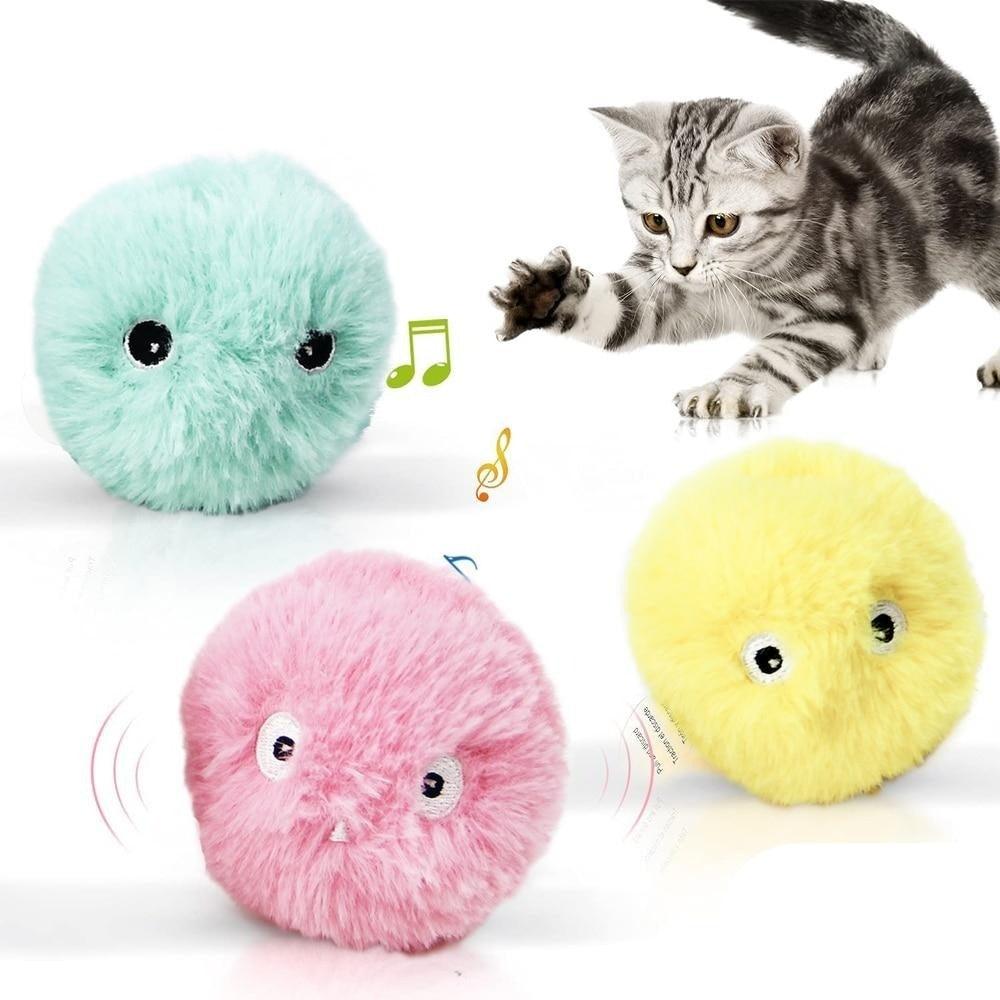 Chirping Catnip Interactive Ball Cat Toy