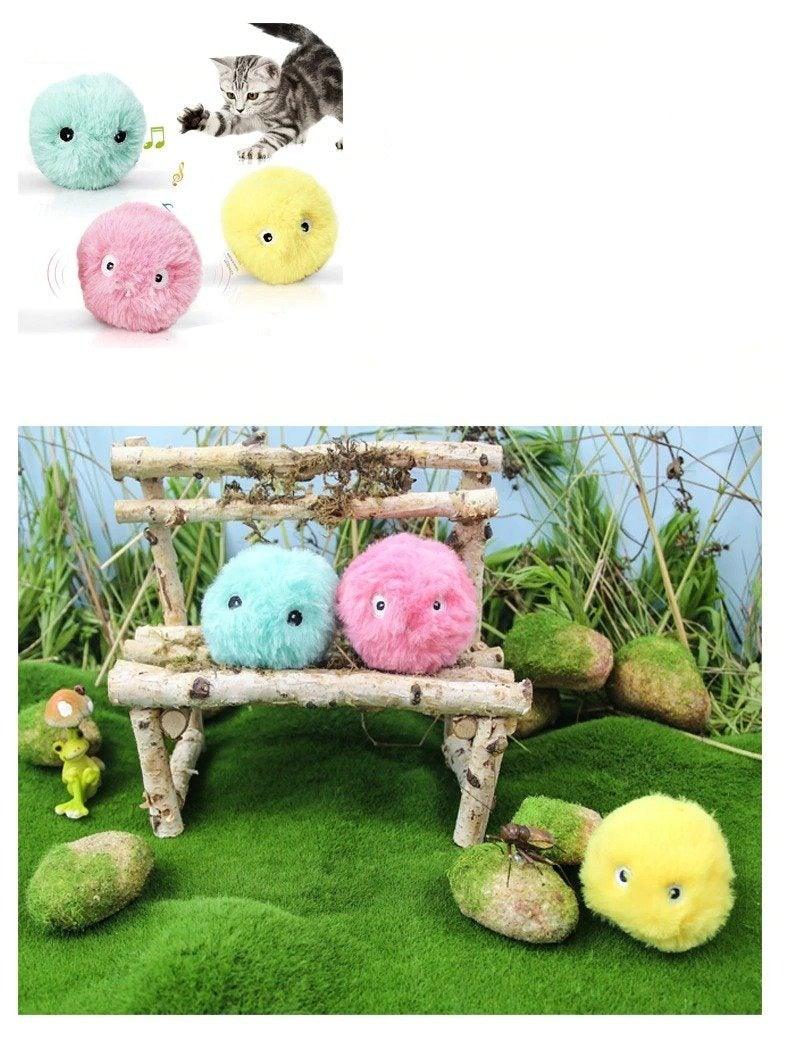 Chirping Catnip Interactive Ball Cat Toy