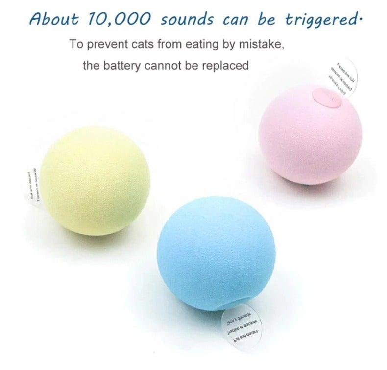 Chirping Catnip Interactive Ball Cat Toy