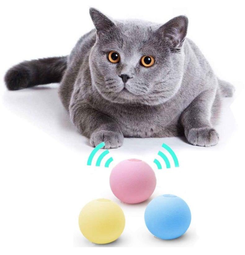 Chirping Catnip Interactive Ball Cat Toy