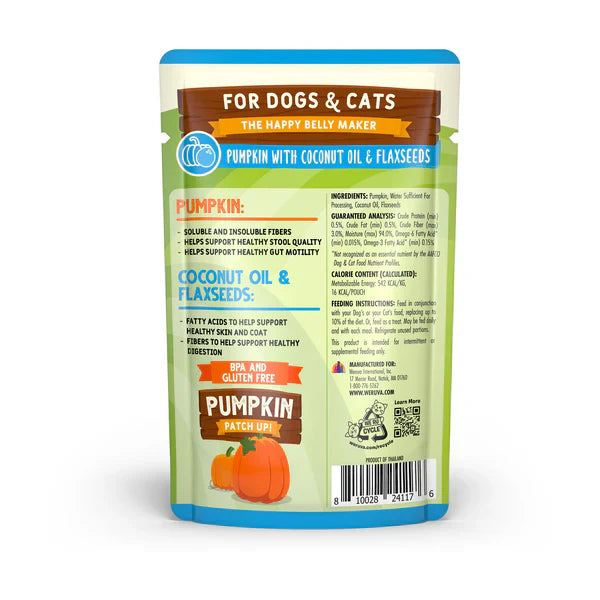 Weruva Pumpkin Coconut Oil Pet Pouch 1.05oz