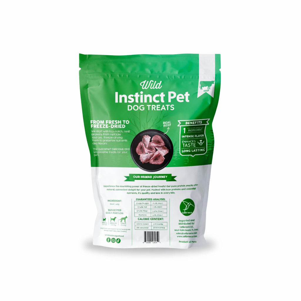 Freeze-Dried Beef Lung Dog Treats