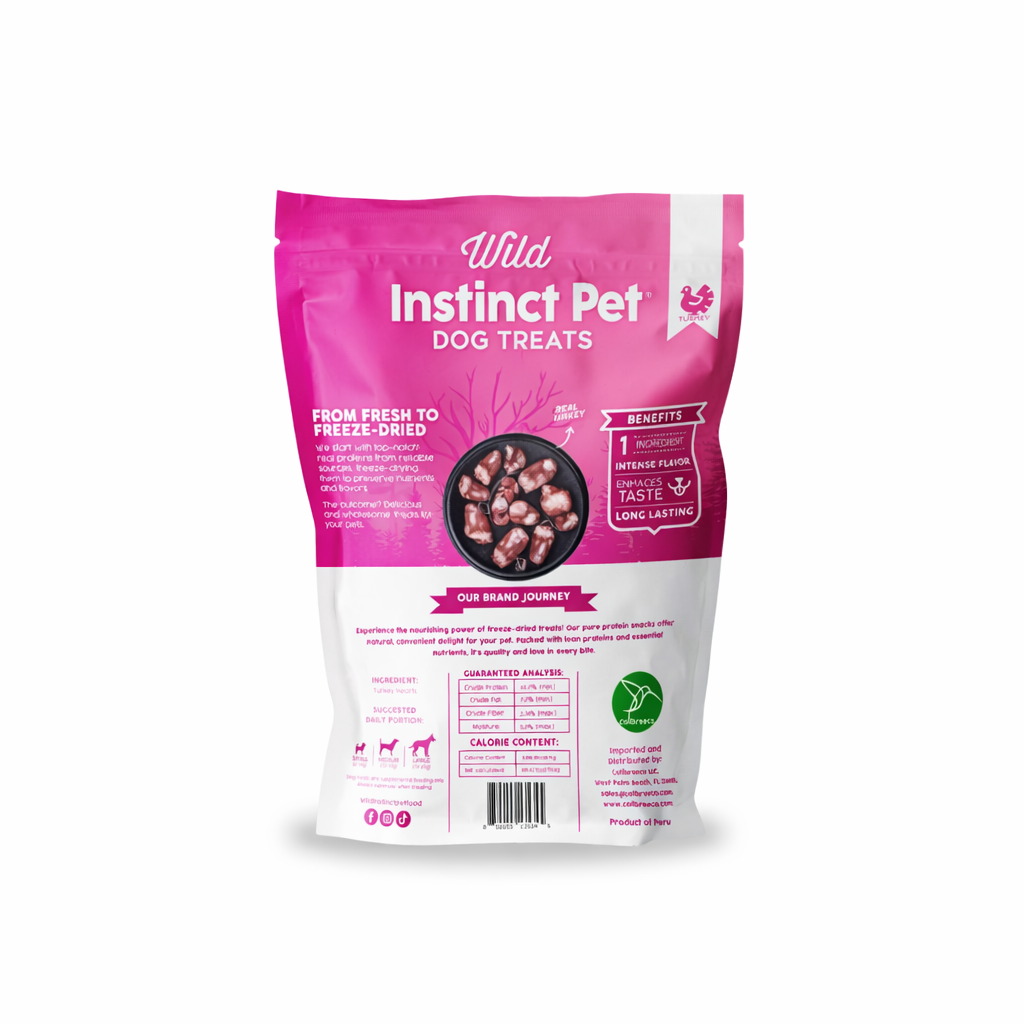 Freeze-Dried Turkey Heart Dog Treats